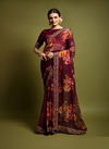 Nazneen Saachi 4007 Series New Fancy Party Wear Georgette Latest Saree Collection
